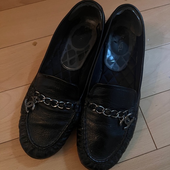 CHANEL 2018 CC Logo Loafers Size 38.5 - Picture 10 of 10